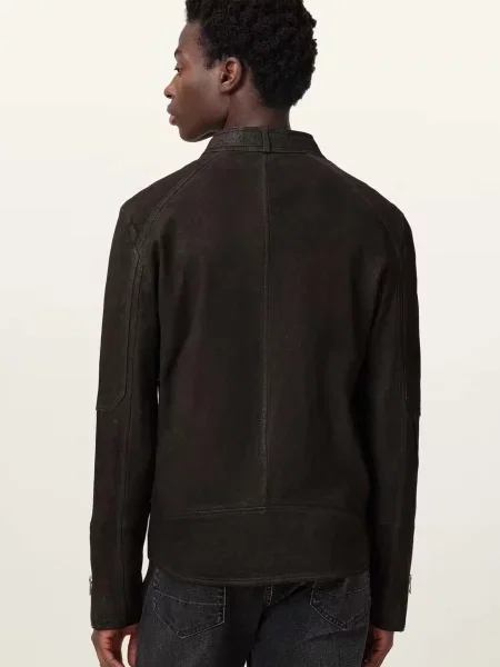 Шкіряна куртка Allsaints чорна
