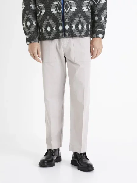 Kalhoty Celio šedé