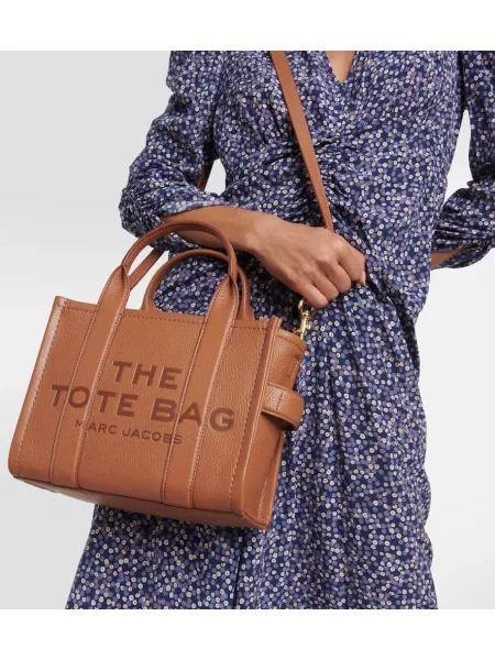 Geantă shopper Marc Jacobs din piele maro