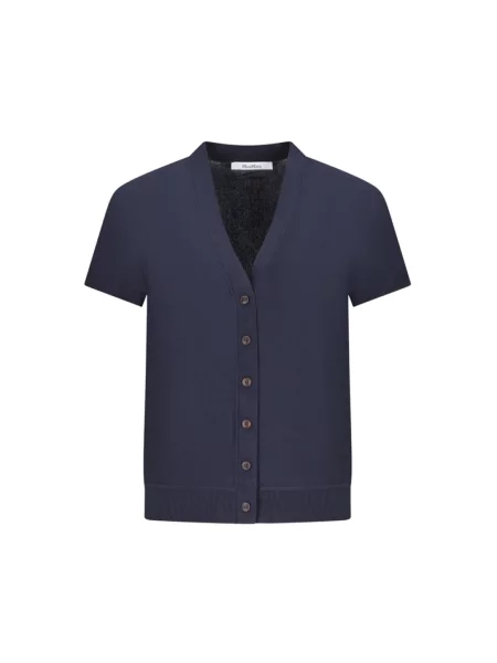 Kardigan Max Mara niebieski