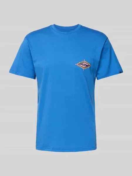T-shirt z nadrukiem z logo Quiksilver niebieska