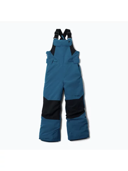 Gyerek sínadrág Columbia Holcomb Grove Bib phoenix blue/black. Méret: L fekete