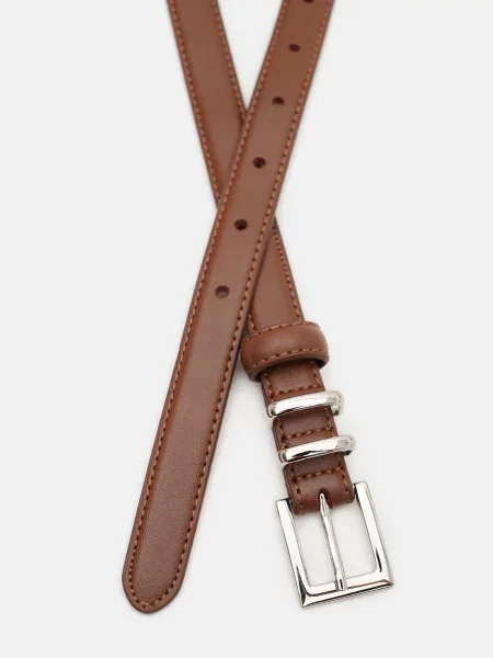 Borsa Leather Ремінь Шкіра коричневий