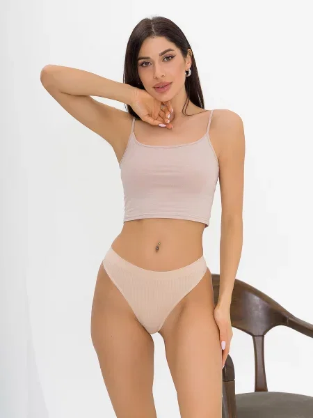 ISSA Plus Труси бежевий