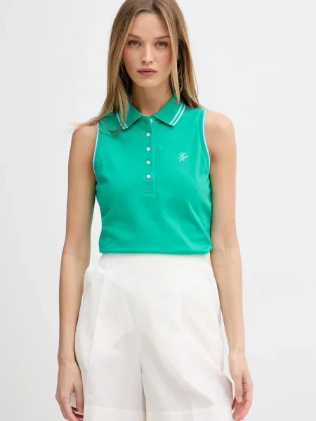 Tommy Hilfiger top za žene SUMMER zelena