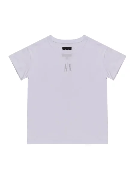 Koszulka Armani Exchange z logo biała