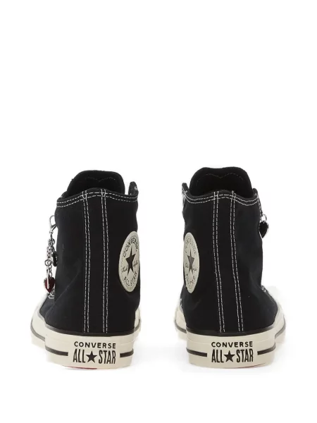 Tenisice Converse Chuck Taylor All Star s uzorkom srca s printom od brušene kože smeđa
