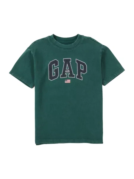GAP Tricou BRANNAN verde pin / roșu / negru alb