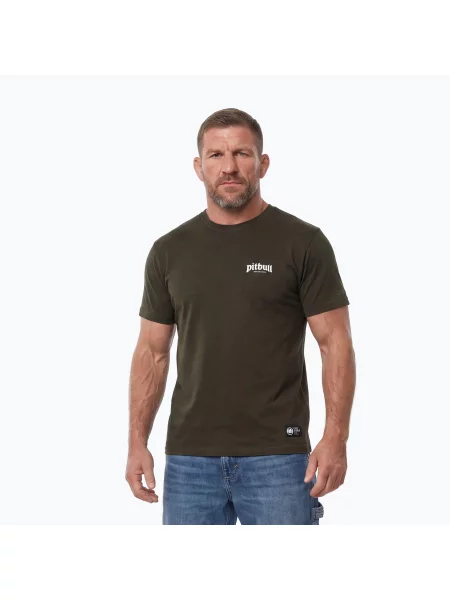 Tricou pentru bărbați Pitbull O'Side Small dark green verde