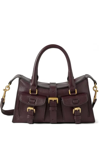 Geantă shopper Mulberry roșu