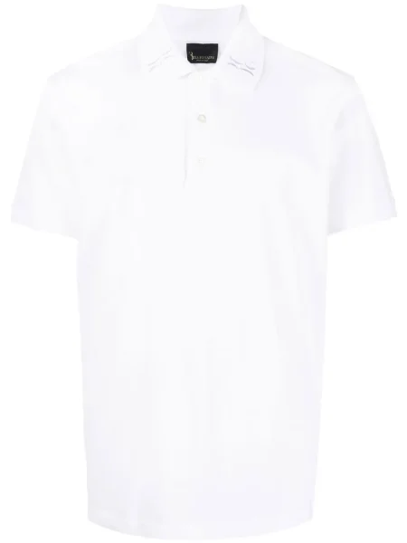 Polo Billionaire cu broderie alb