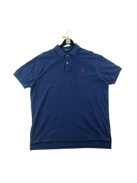 Koszulka polo z krótkim rękawem Mesh Polo niebieska