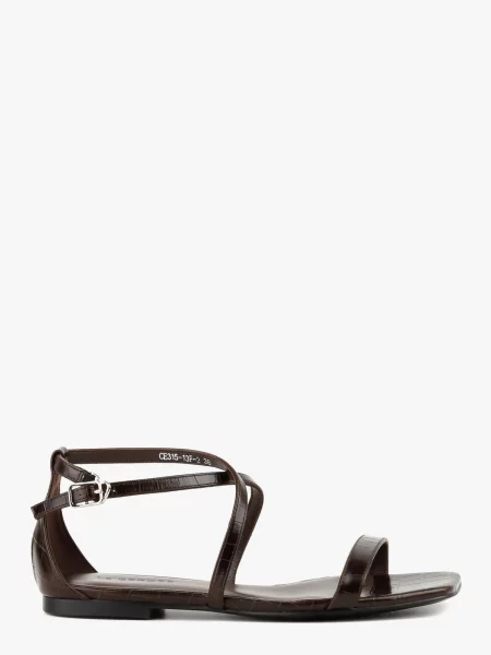 Шкіряні Сандалії LeBERDES коричневий