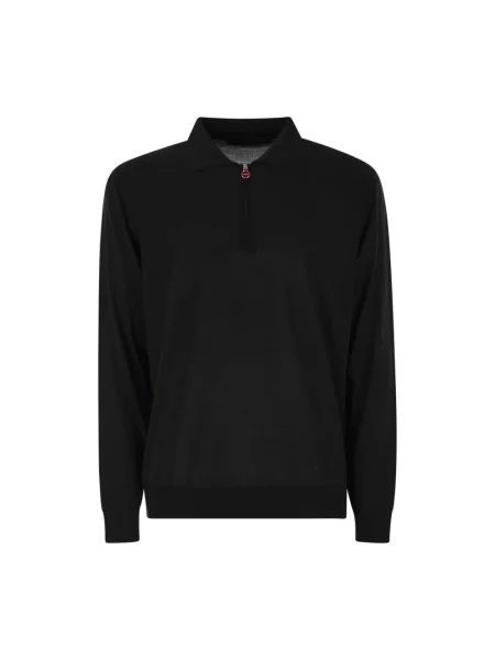 Dzianinowy sweter Kiton czarny