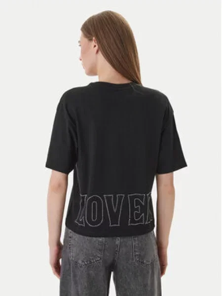 ONLY Majica Rhine Boxy Fit črna