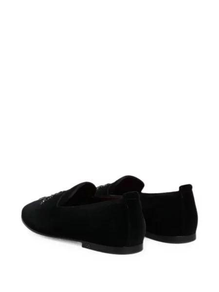 Кадифени лоуфъри Dolce & Gabbana черно