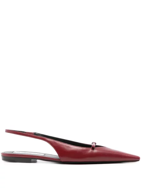 Pantofi cu toc Victoria Beckham slingback roșu