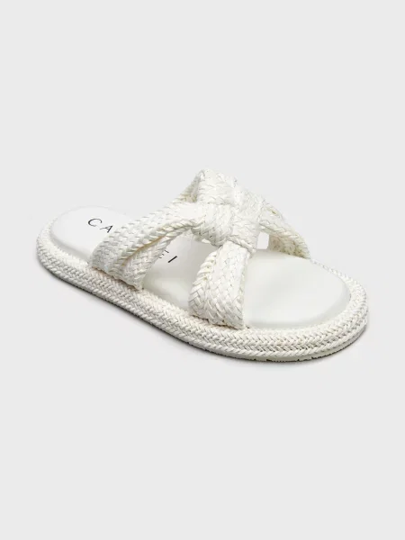 Шлепанцы Casadei белые