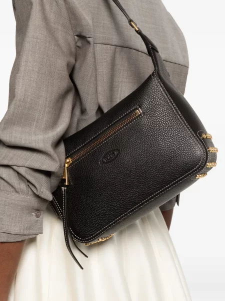 Geantă Tod's din piele negru