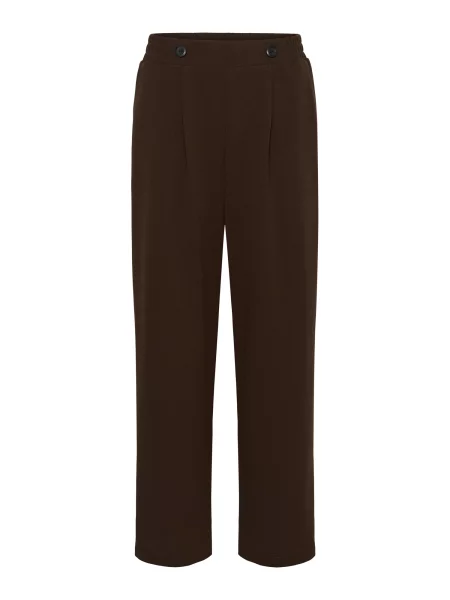 Kaffe Pantaloni cutați KAPhoebe închis maro