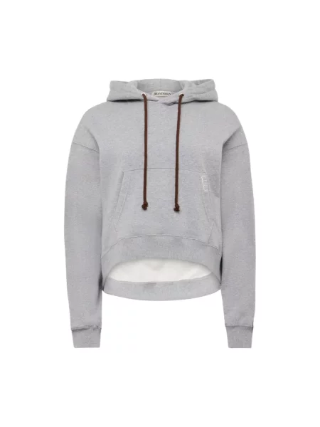 Bluza z kapturem Jw Anderson z kapturem szara