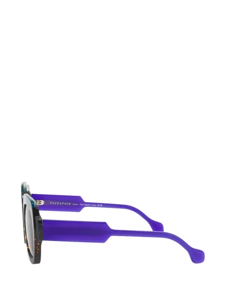 Ochelari de soare Face à Face cu imprimeu geometric violet