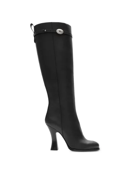 Cizme Burberry din piele negru