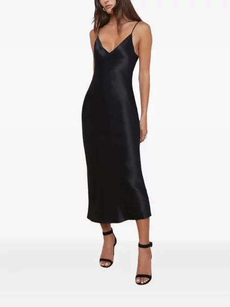 Sukienka midi L'agence do kolan garniturowa czarna