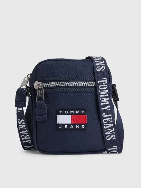 Переработанный сумка Tommy Hilfiger синяя