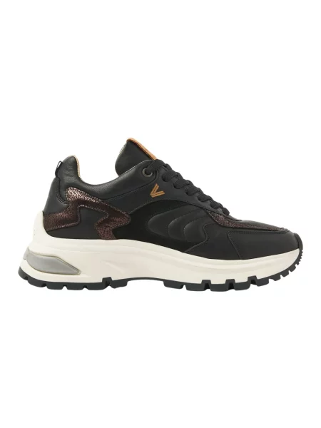 Sneakersy Via Vai zamszowe czarne