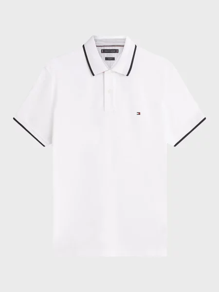 Поло Tommy Hilfiger біле