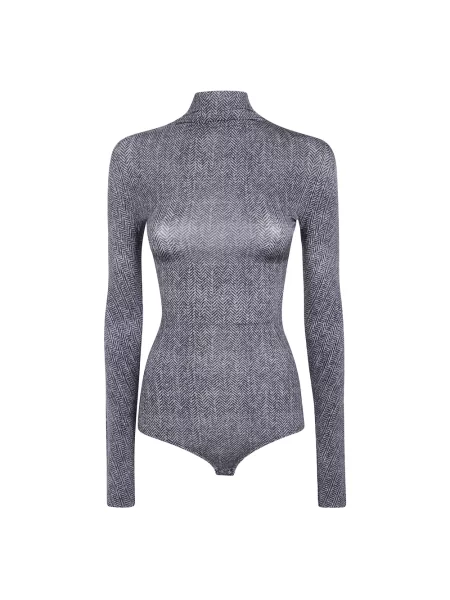 Koszulka Maison Margiela w jodełkę szara