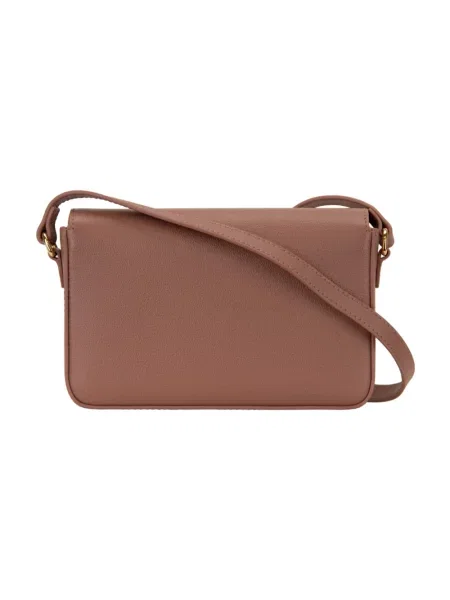 Torebka skórzana Burberry skórzana różowa