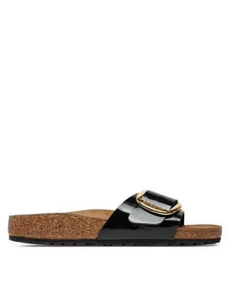 Kotníkové boty Birkenstock s přezkou černé