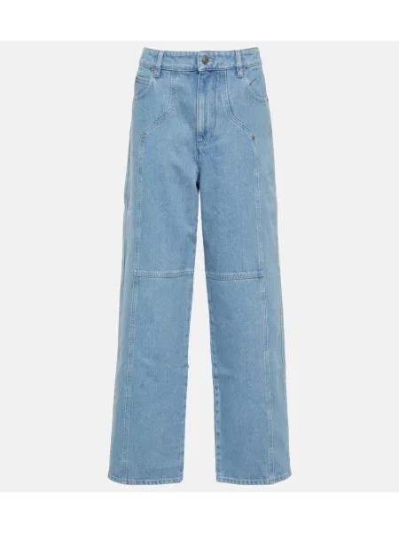 Blugi drepți Marant Etoile albastru