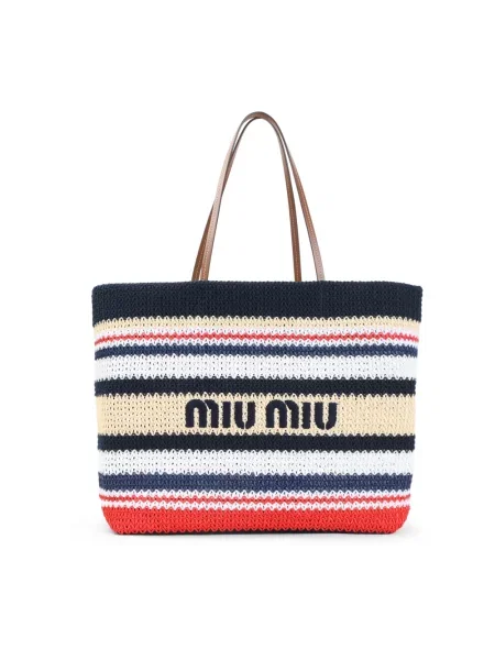Shopperka Miu Miu w paski