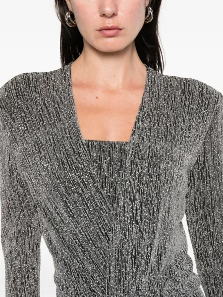 Rochie Simona Corsellini de costum argintiu