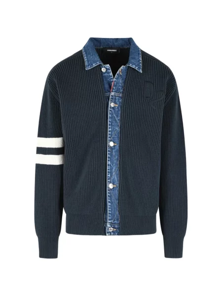 Cardigan Dsquared2 albastru