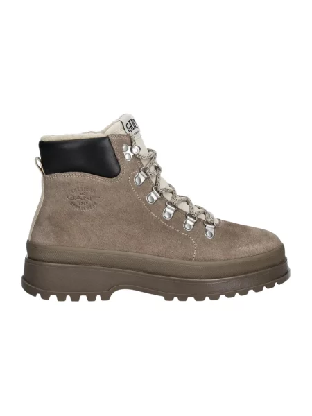 Buty do kostki Gant skórzane brązowe
