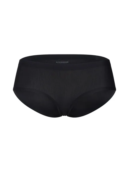 SCHIESSER Bugyi Invisible Cotton' fekete