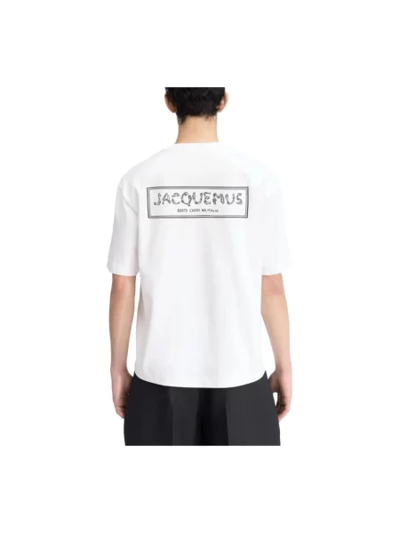 Koszulka Jacquemus z logo biała