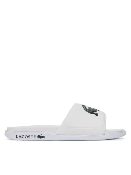 Чехли Lacoste SERVE SLIDE DUAL мъжки бяло