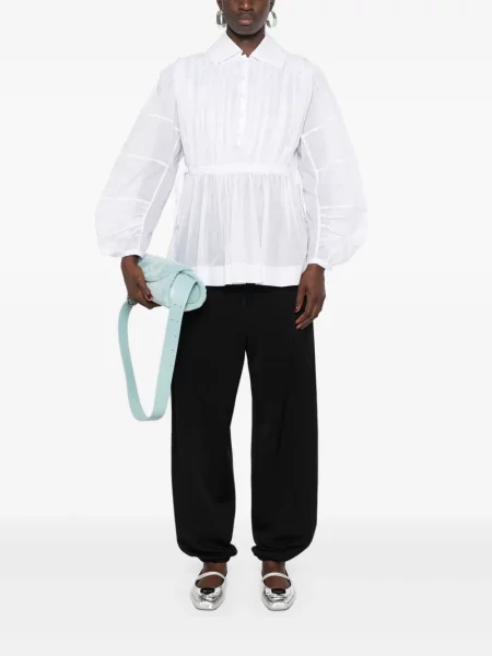 Juosmuo kelnės Jil Sander juoda
