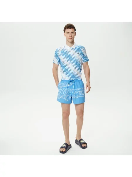 Шорты Lacoste голубые