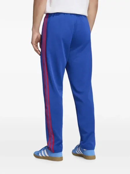 Pantaloni Adidas alergare albastru
