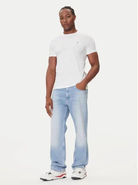 Tommy Jeans Majica črna bela