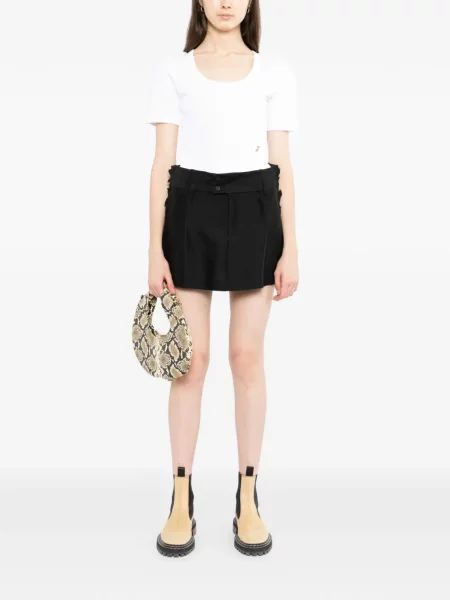 Gėlėtos culotte kelnės Jnby juoda