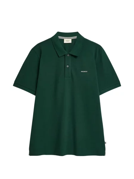 Tricou polo Pringle Of Scotland din modal verde