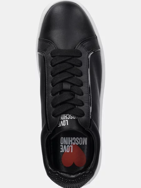 Шкіряні кросівки Love Moschino чорний