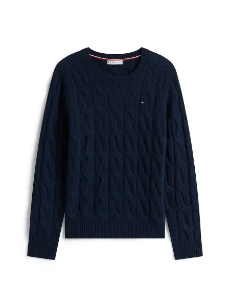 TOMMY HILFIGER Pulover albastru închis marină